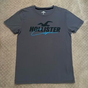 Mens Hollister cotton logo graphic tee